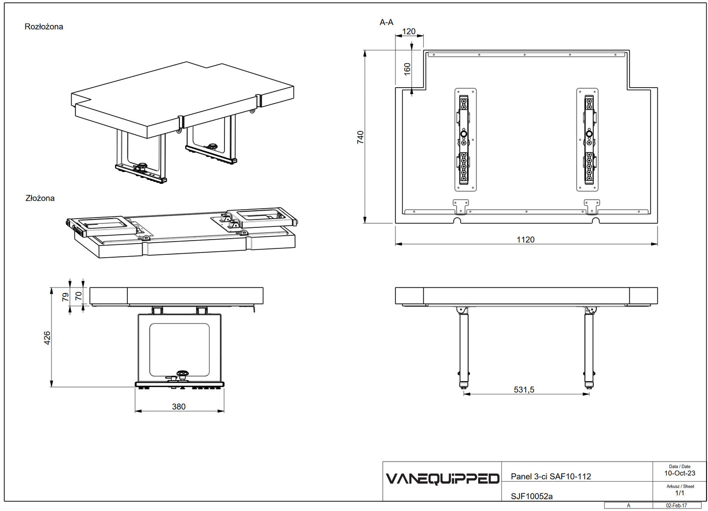 SAF10 Seatbed