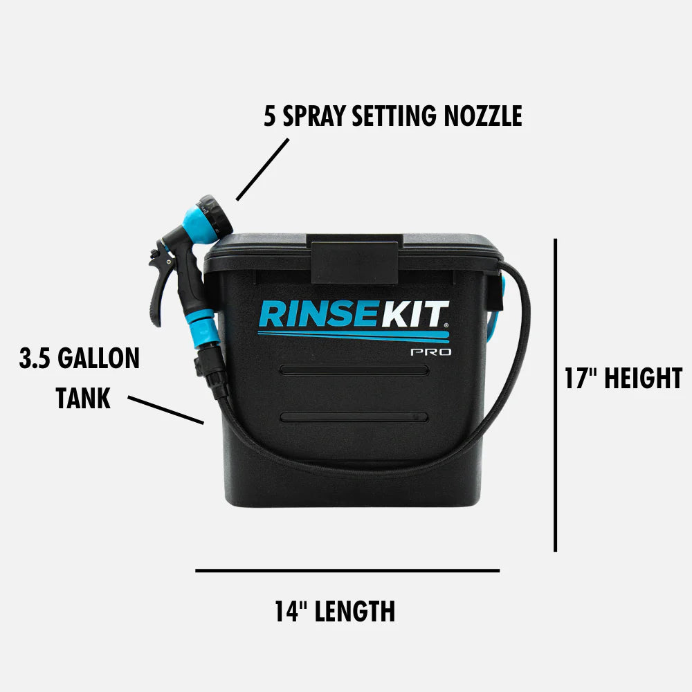 RinseKit PRO 3.5 Gallon Portable Shower